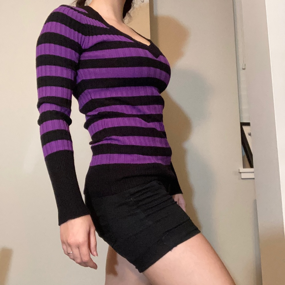 Vintage striped sweater top
